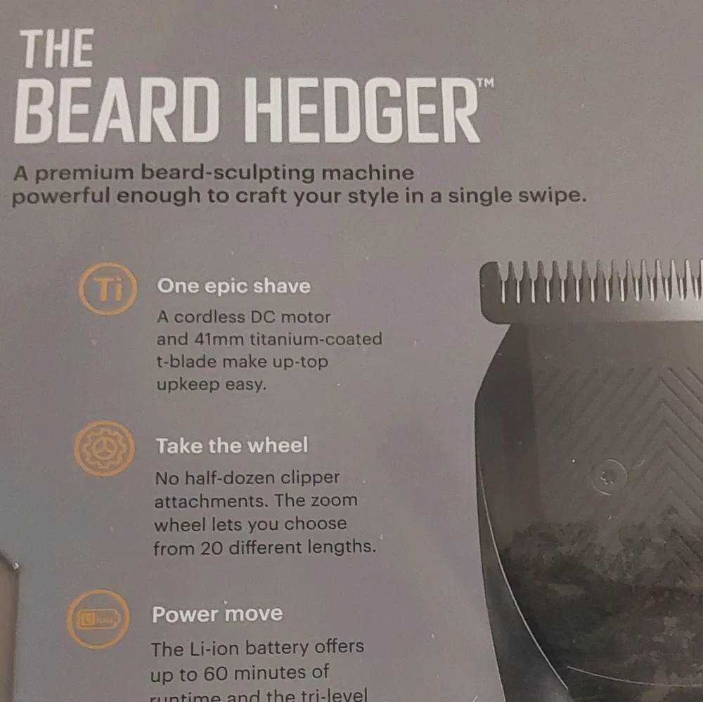 🌺 NIB Manscaped Beard Hedger